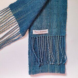 Handwoven silk scarf